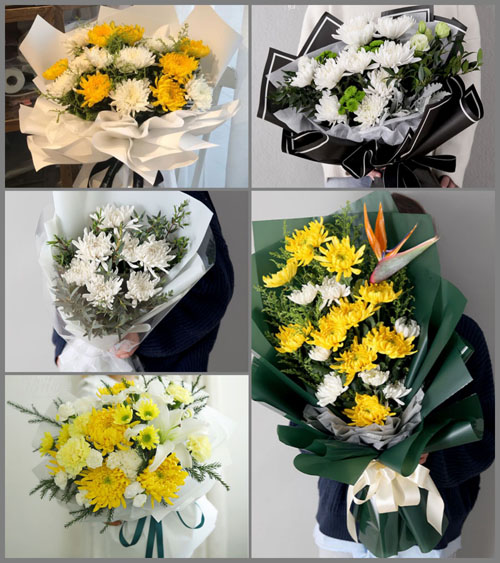 四川成都彭州市丽春镇土溪村白事花束代送